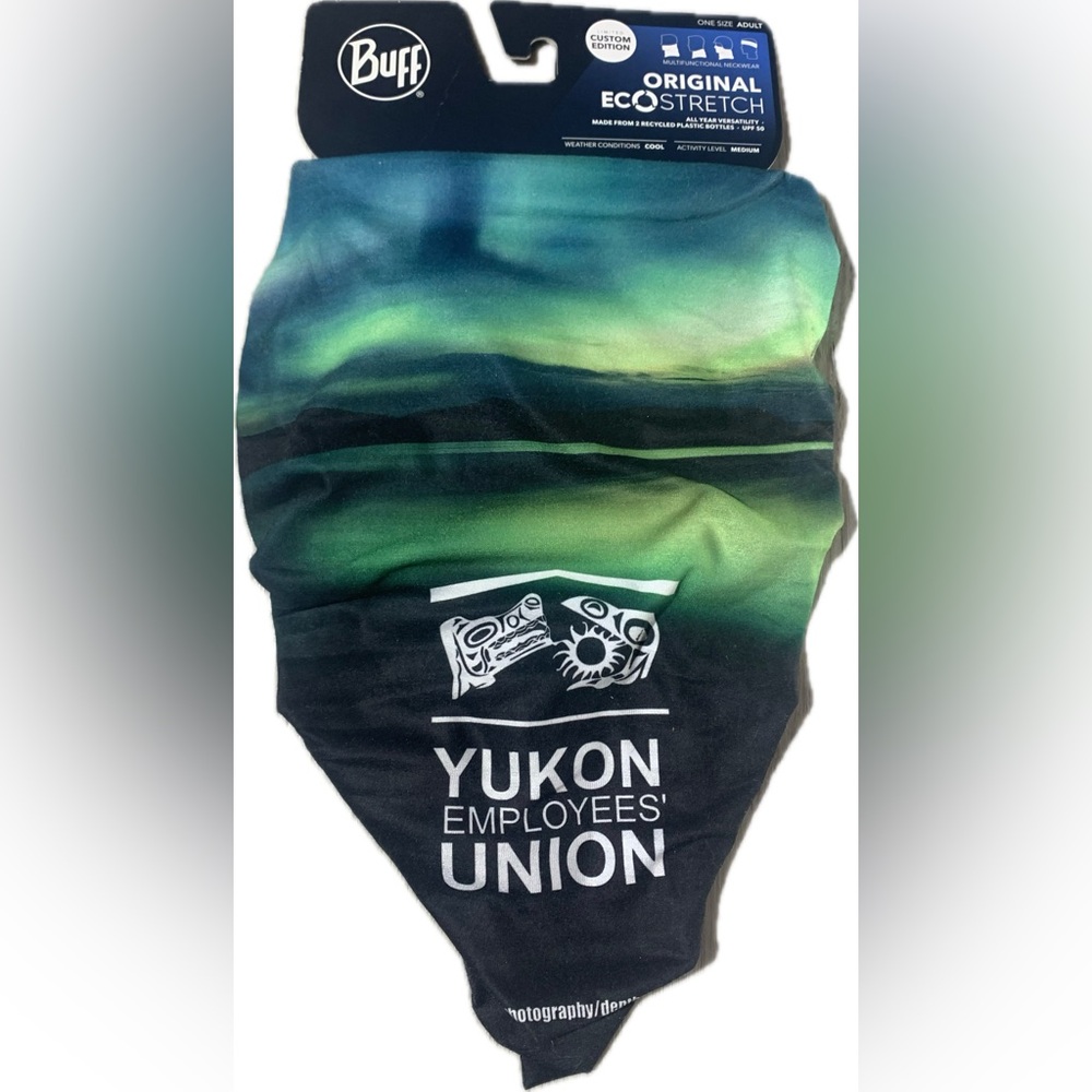 Buff Yukon Employees' Union Northern Lights Scarf